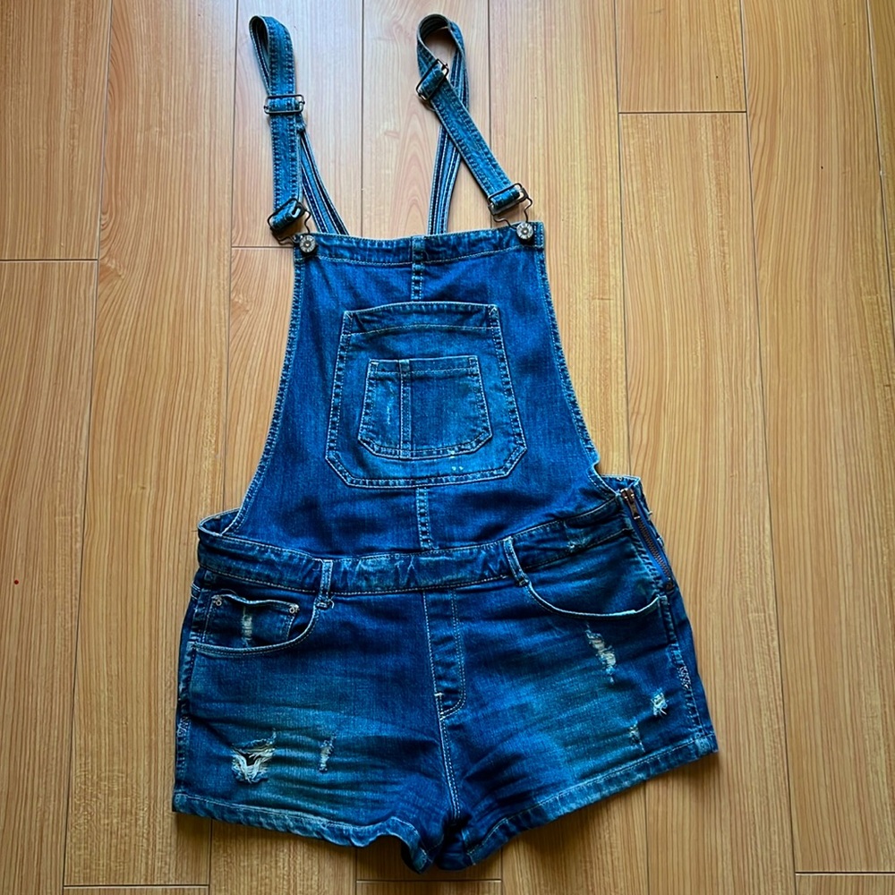 Zara denim overall shirts